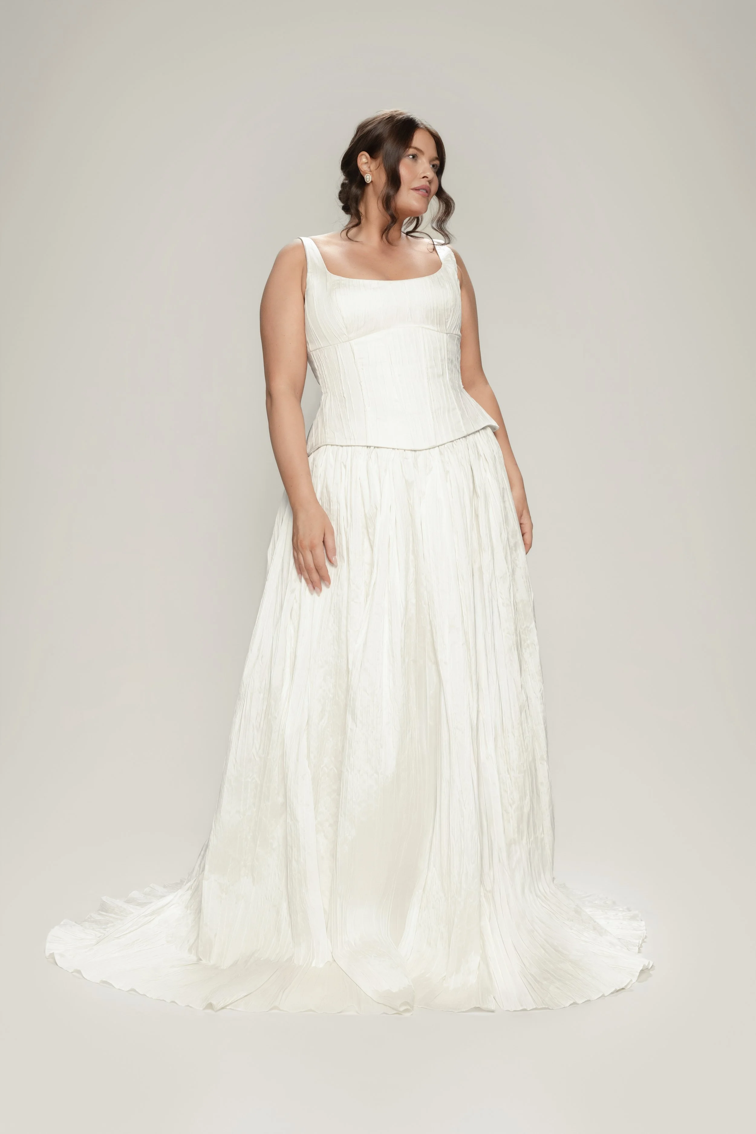 Valentina (pleated taffeta corset)