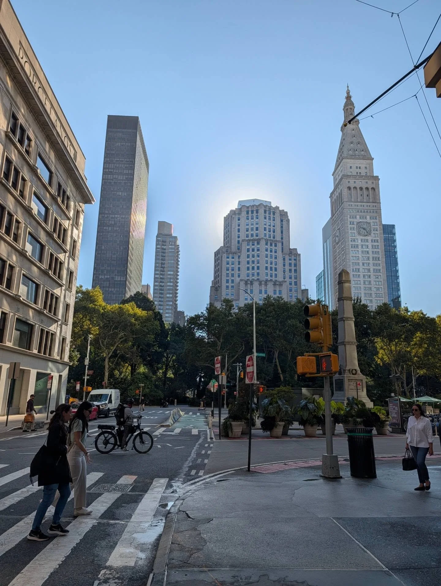 BACK AT IT // Day 1 nearly finished at NY Bridal Fashion Week. Meeting friends, catching rays, meeting our designers and even meeting some new...