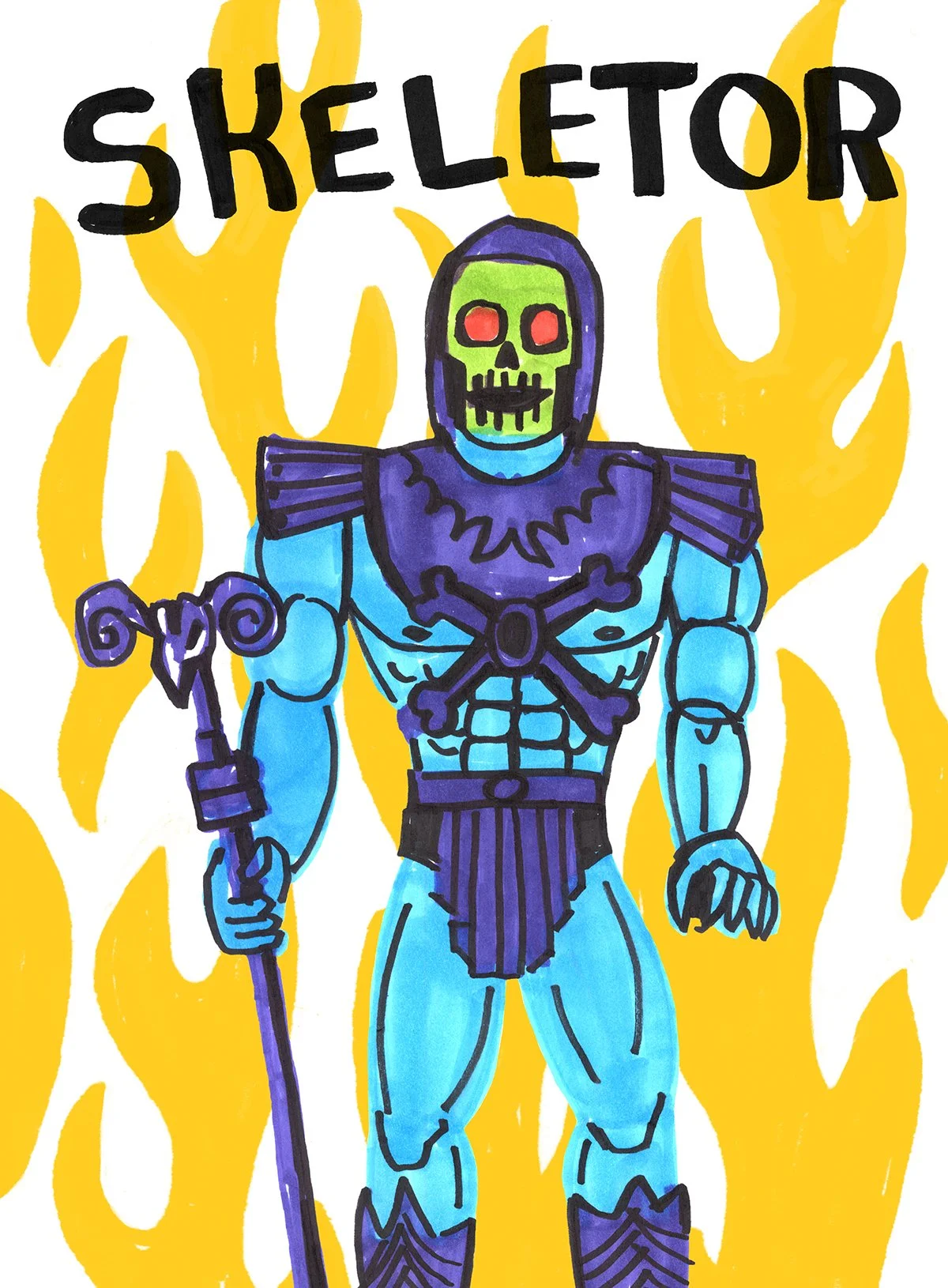 Skeletor Sketch