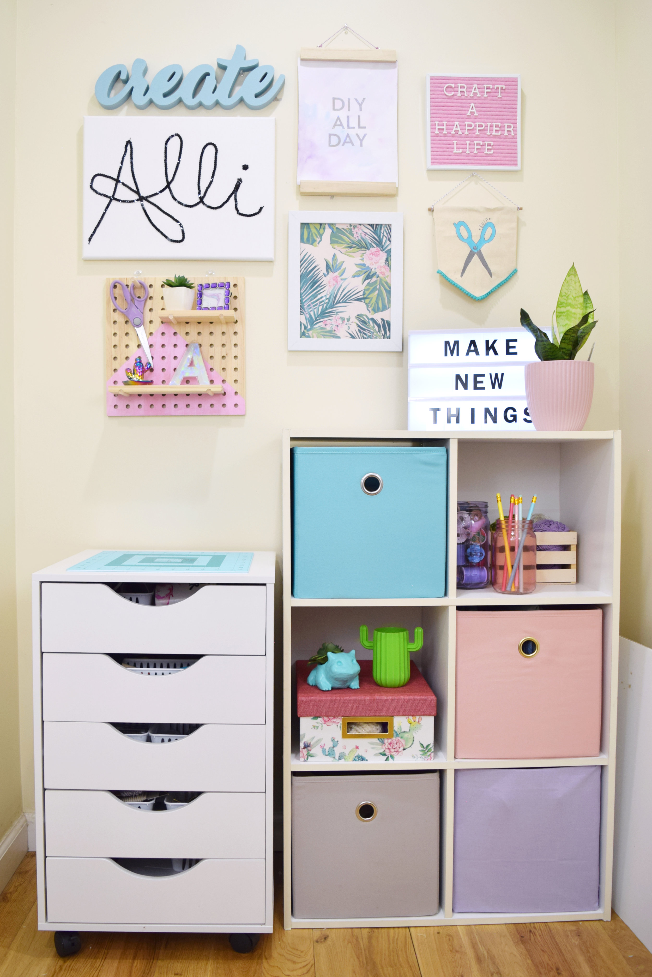 How to Create a Craft Area in a Small Space