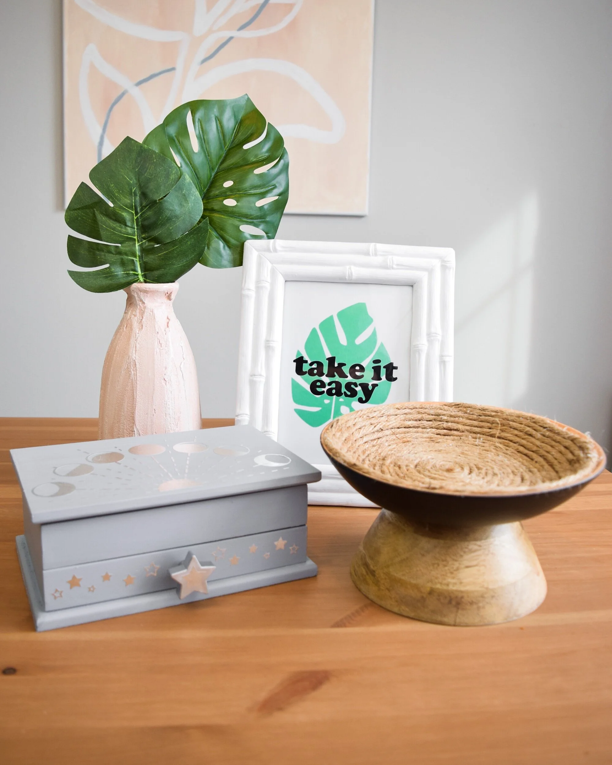 DIY Home Decor Thrift Flip (with Cricut!)