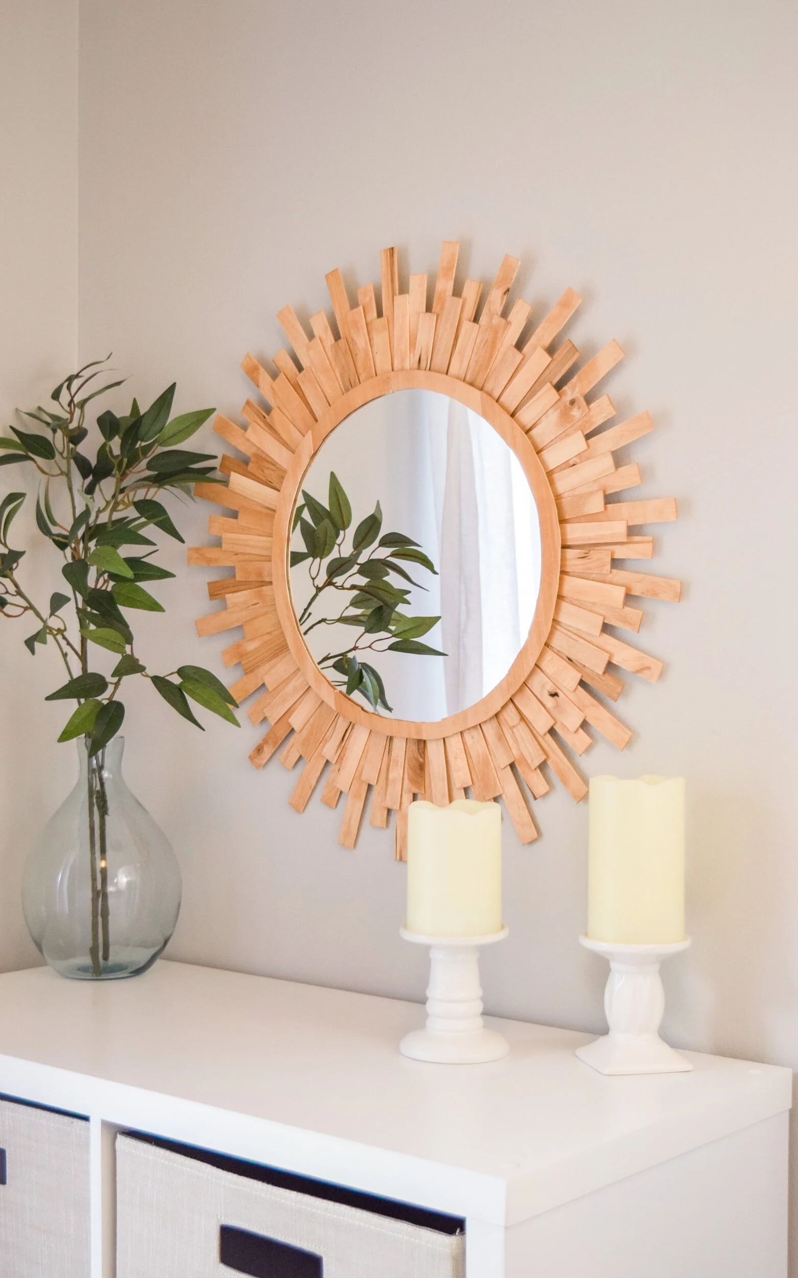 DIY Sunburst Mirror
