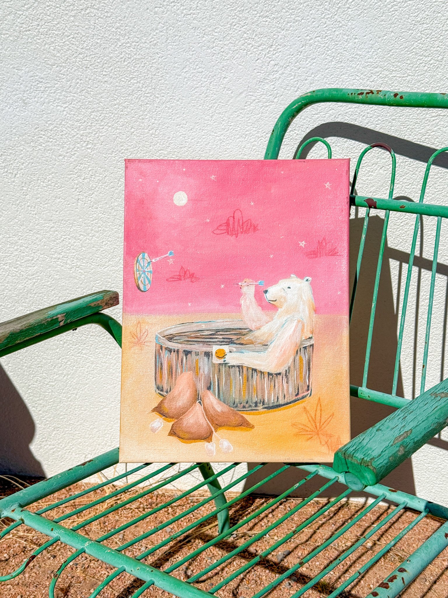 "Tea Time" Original Painting