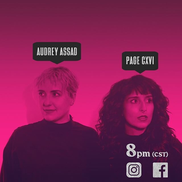 Going live with @audreyassad in one hour! Stream the show on Audrey&rsquo;s instagram or Facebook. We will be singing songs and sharing stories tonight in lieu of our Eden Tour being postponed.