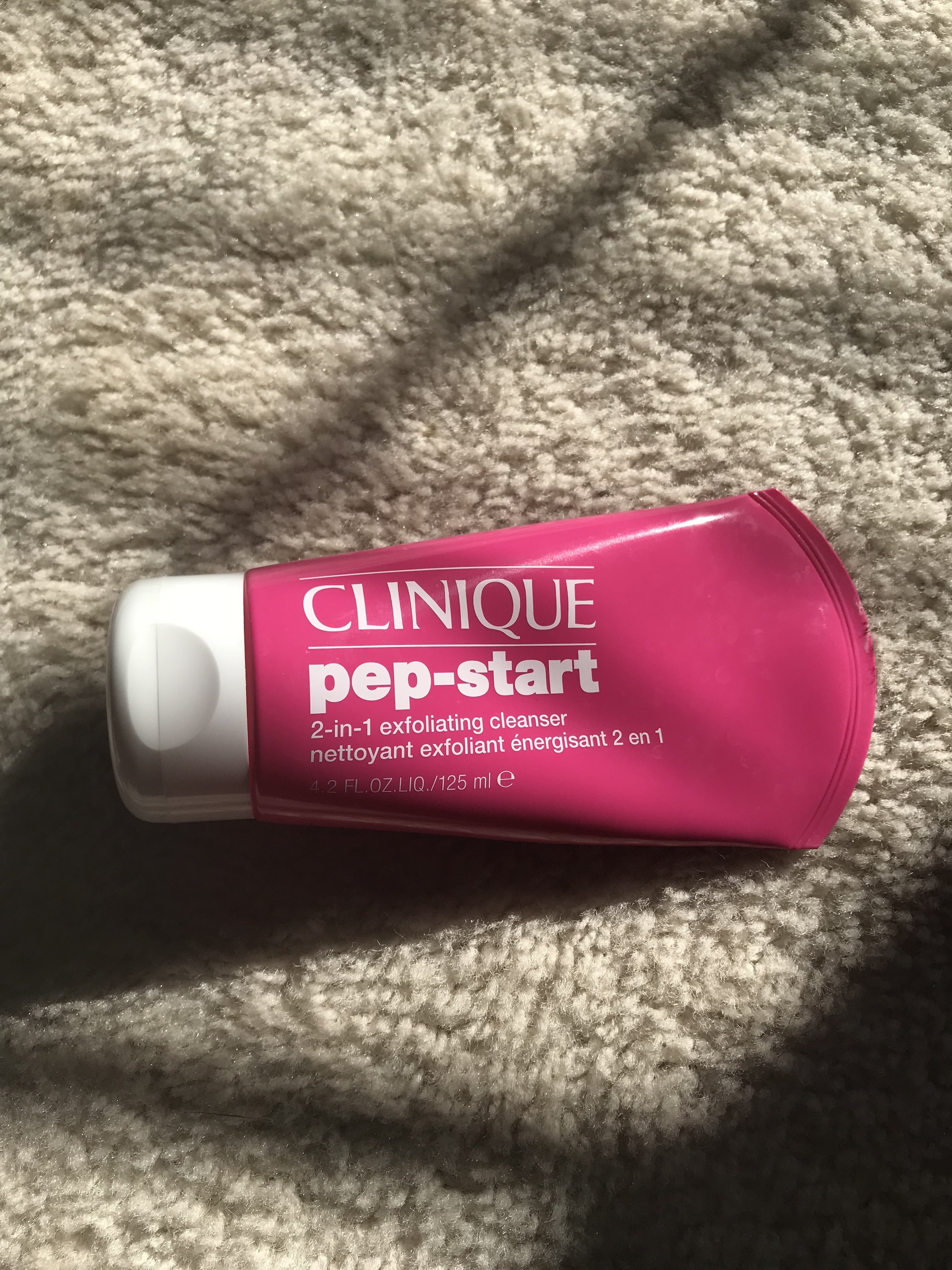 clinique pep start face wash
