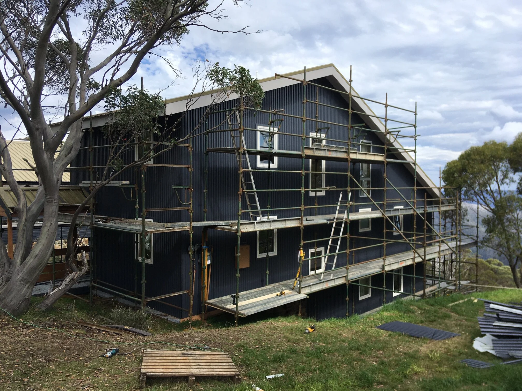 We are being clad!