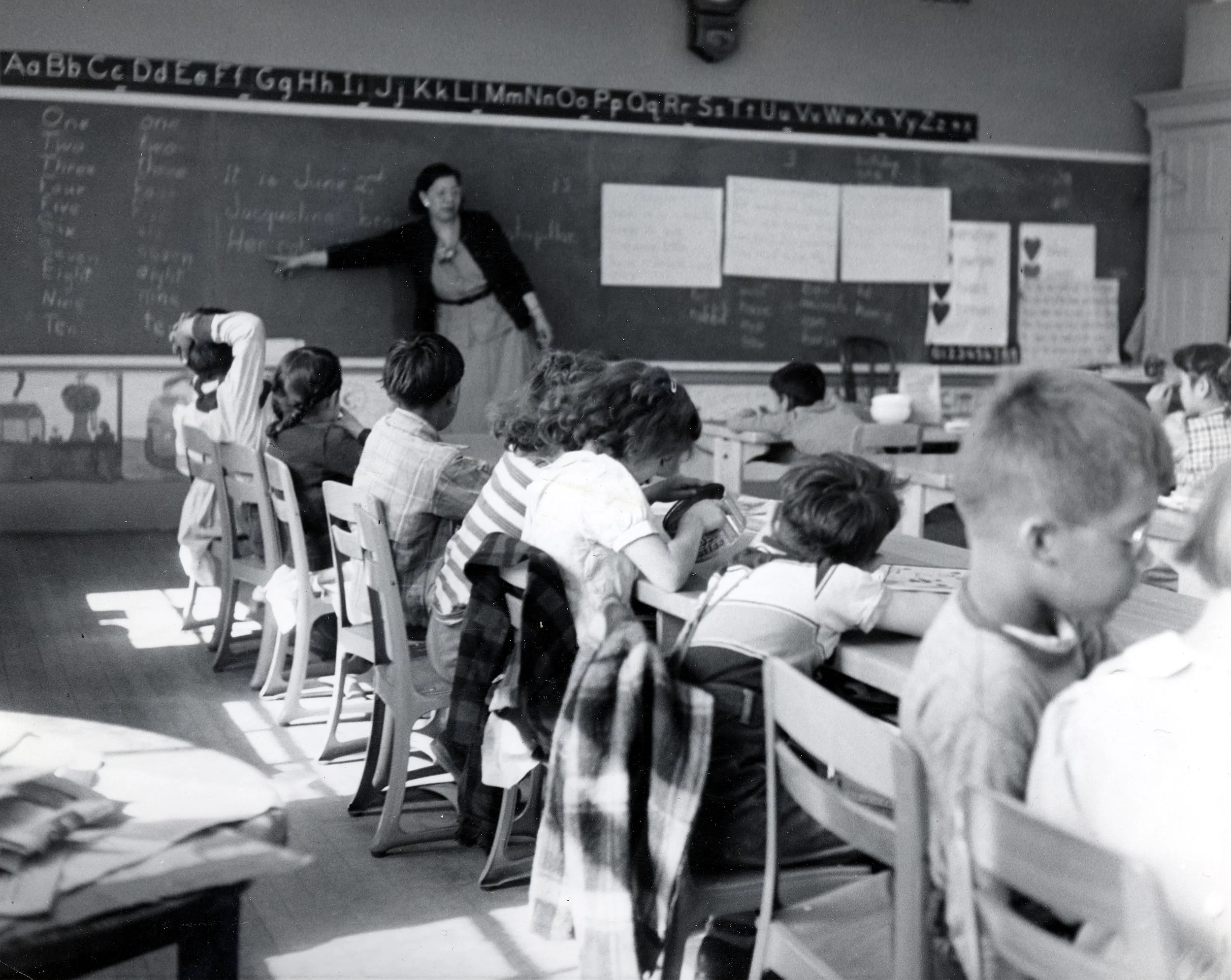 Thomas Indian School. Teacher and Students in Classroom.jpg