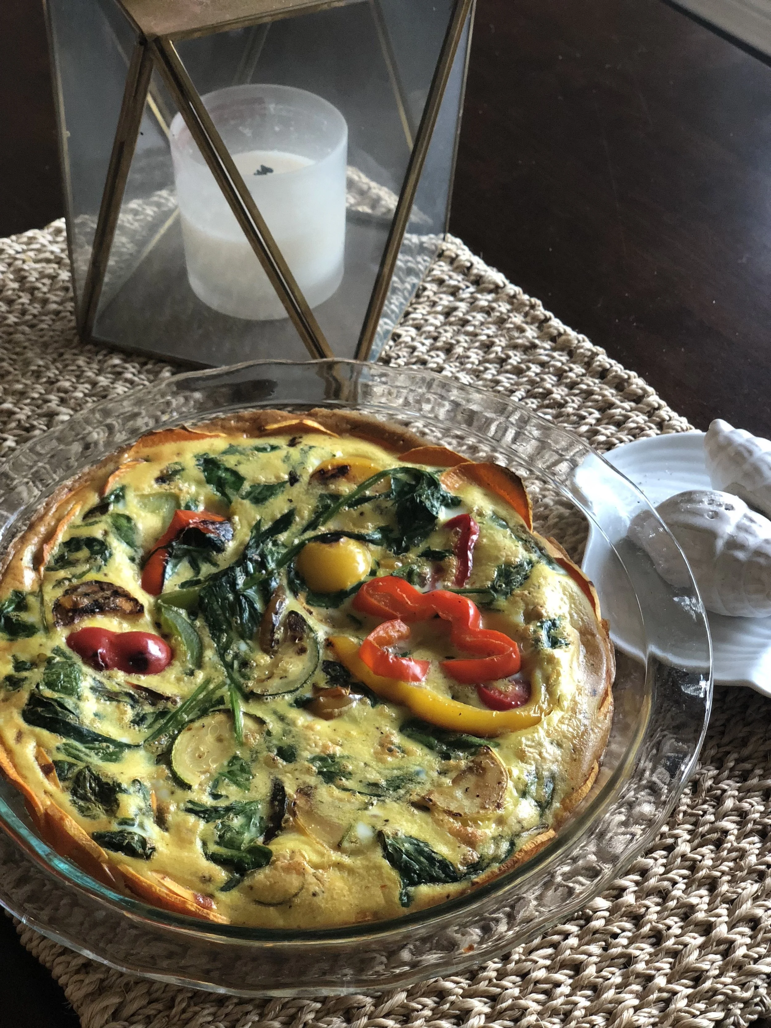 Sweet Potato Egg Quiche 