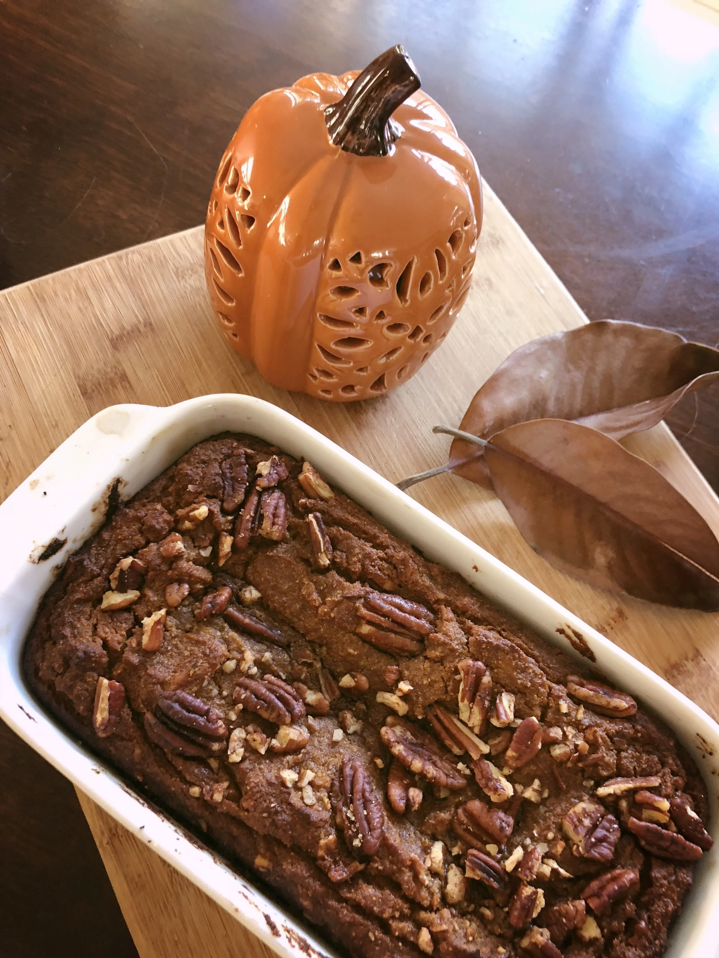 Paleo Cinnamon Pumpkin Banana Bread
