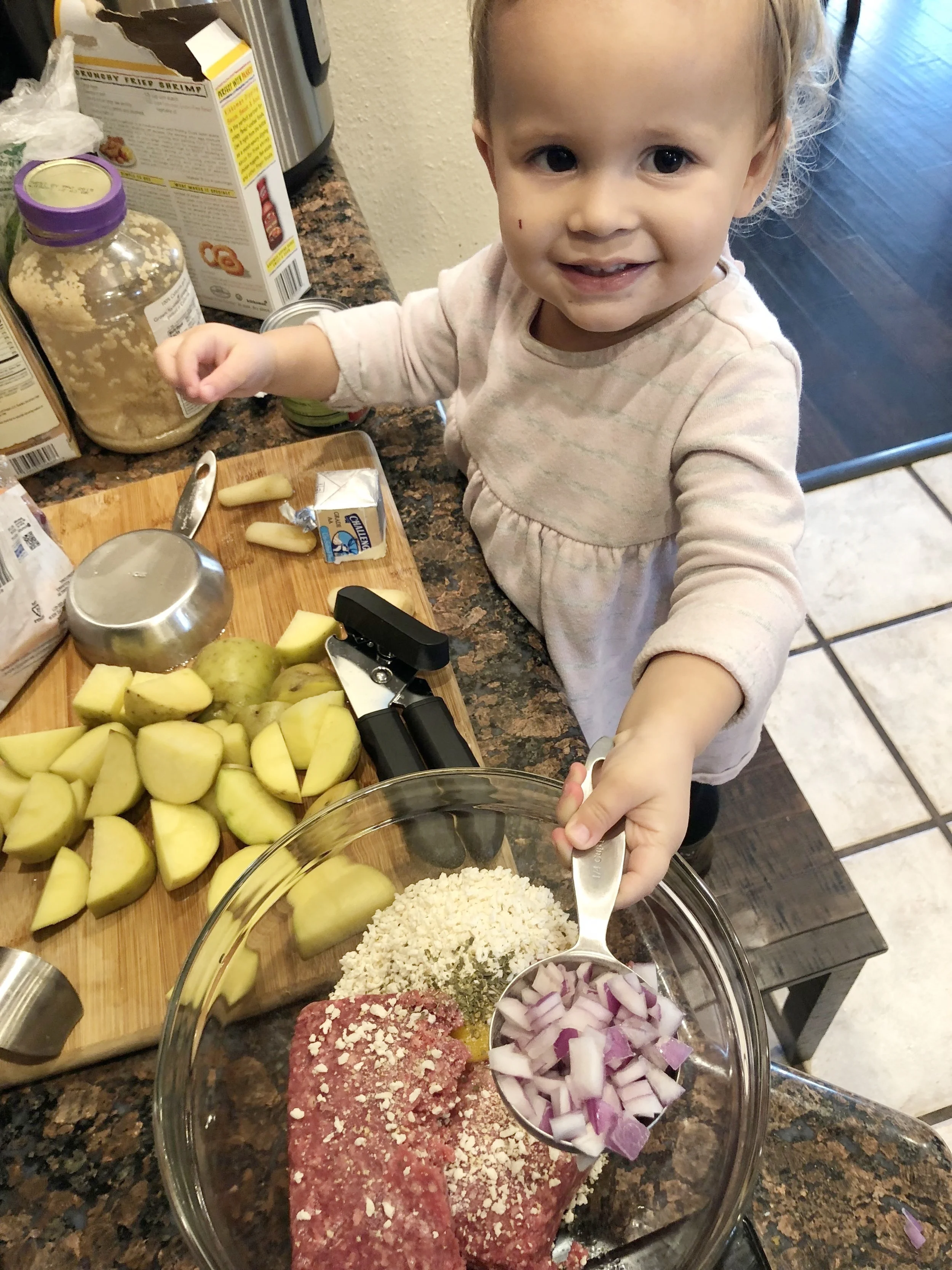 Instant Pot Meatloaf, Carrots and Mashed Potatoes