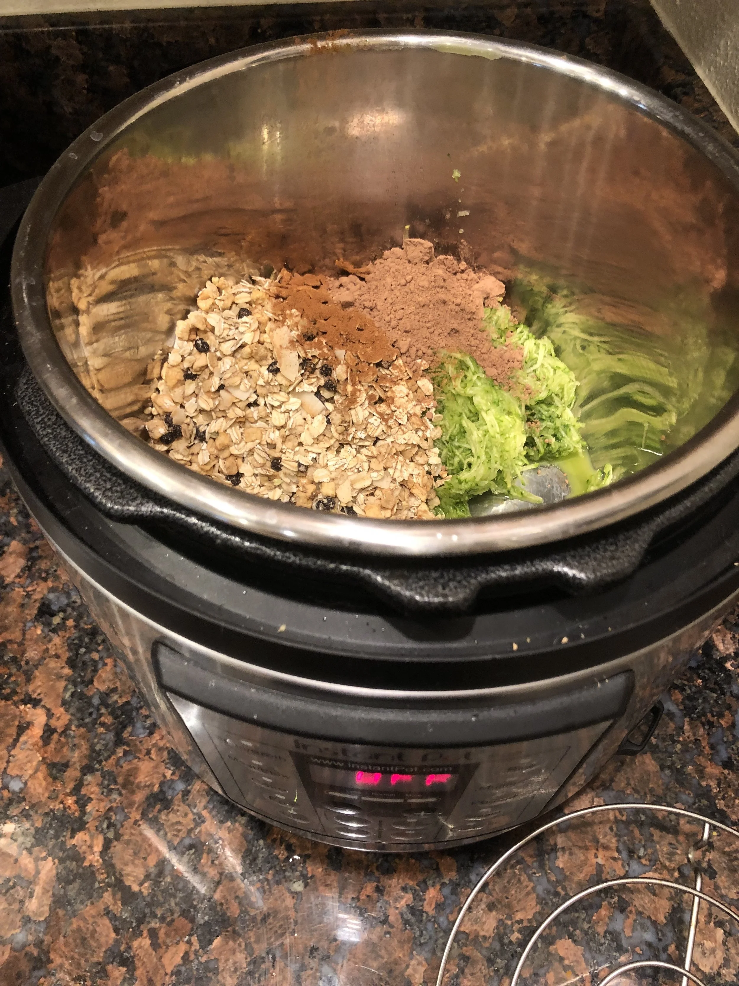 Instant pot Cacao Zucchini Oatmeal&nbsp;