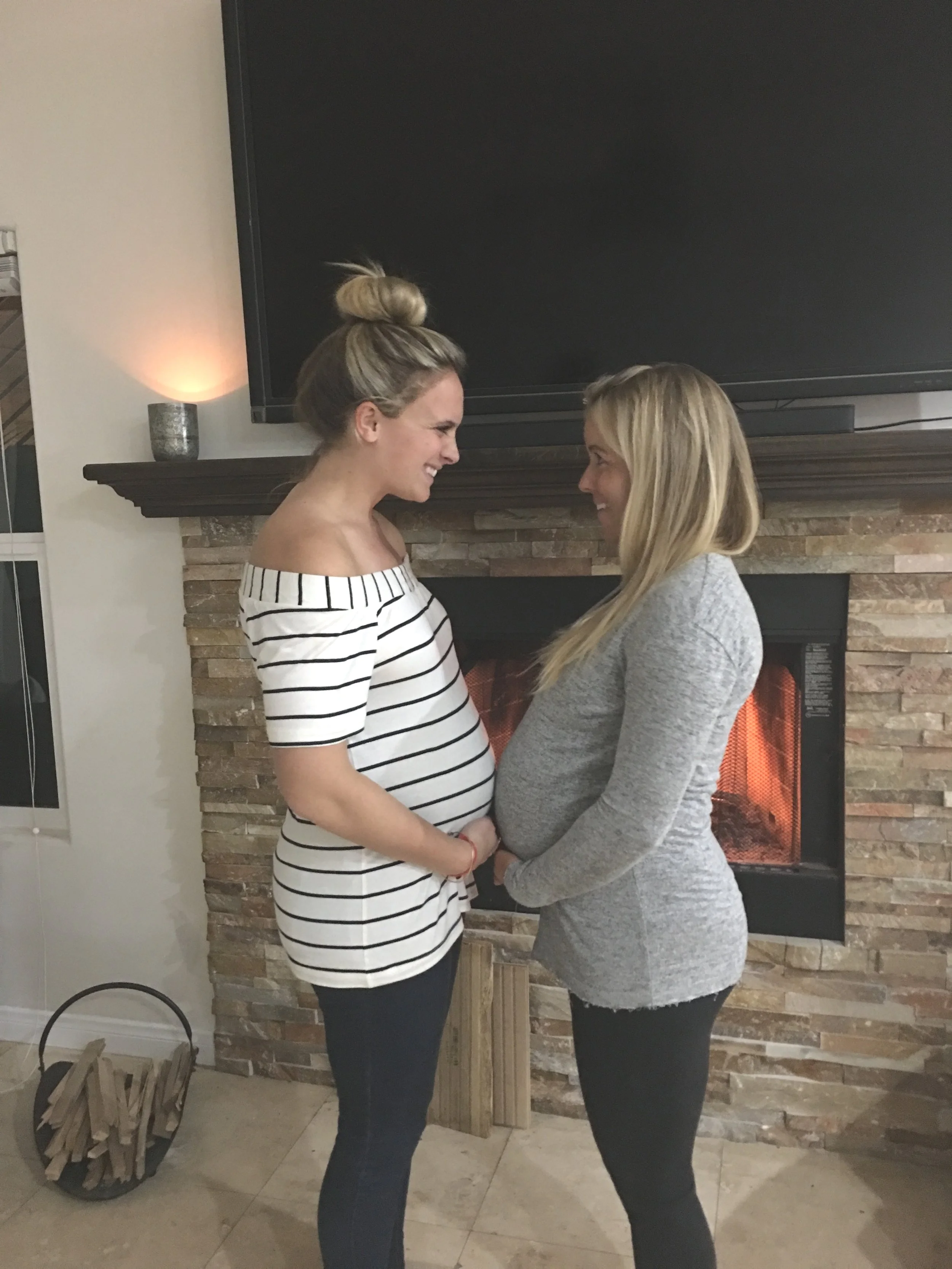 it was amazing going through pregnancy with one of my best friends.