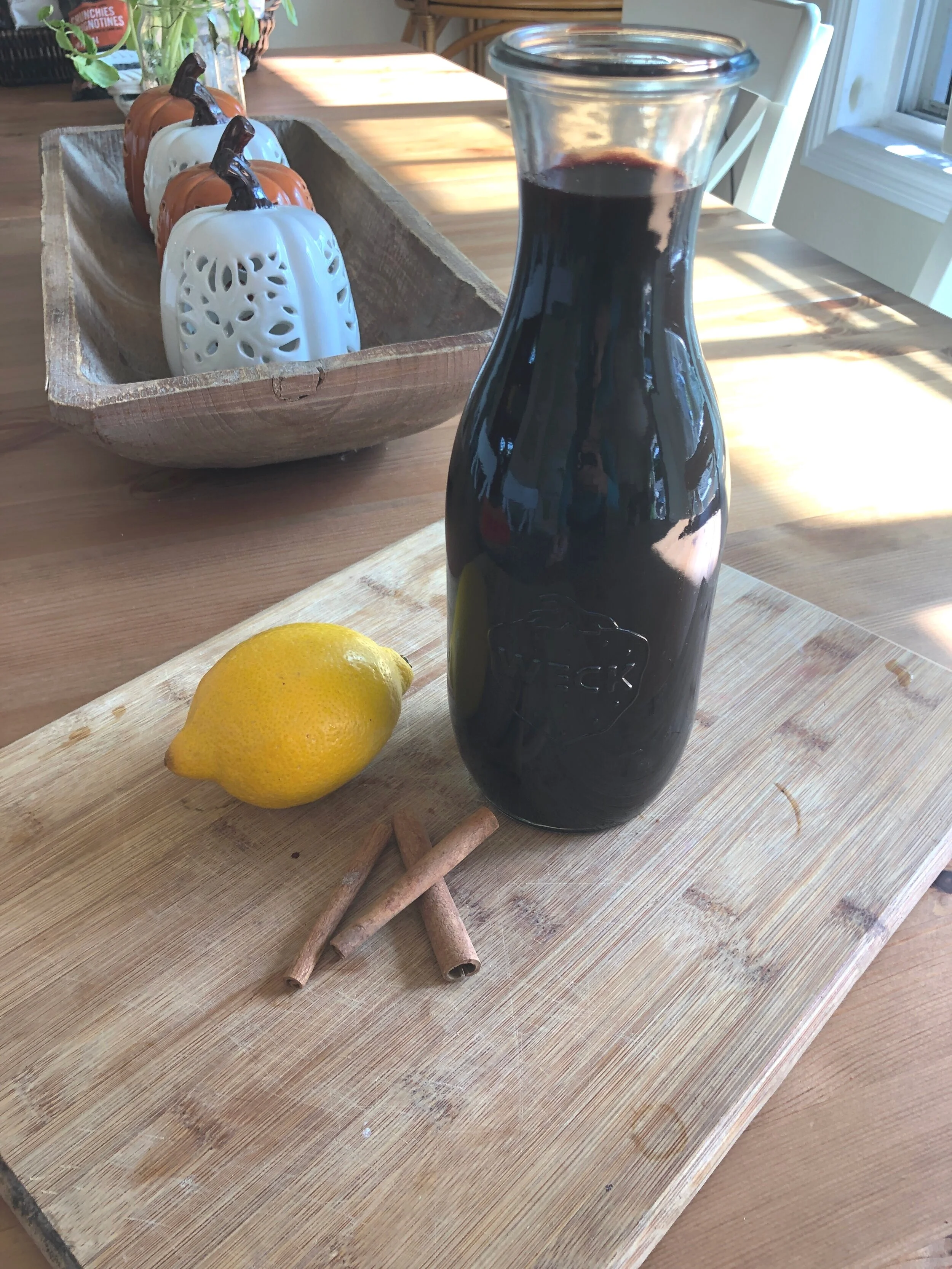 the final product!! It makes so much as compared to the small premade bottles.