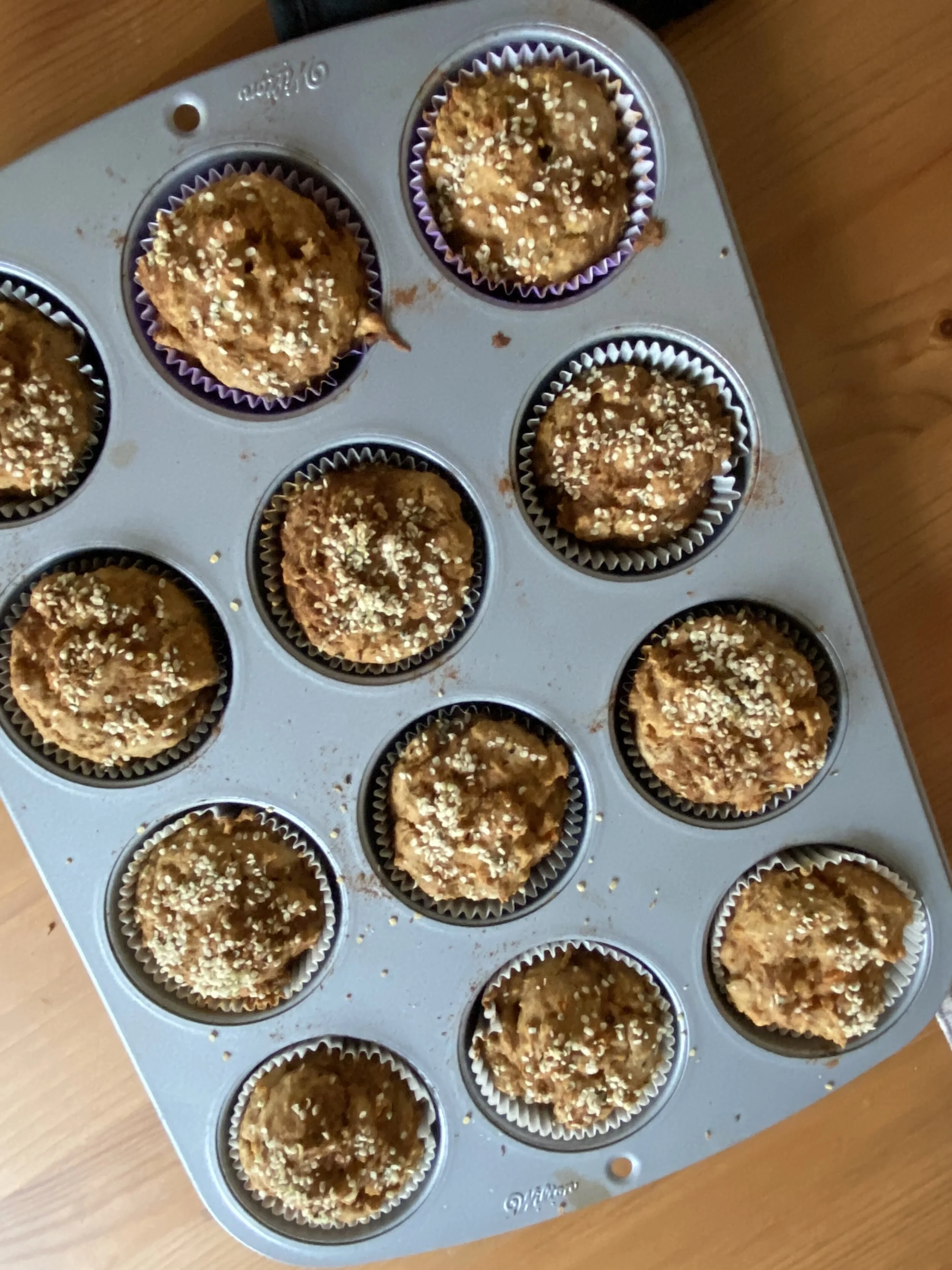 Gluten-Free Carrot Pulp Muffins