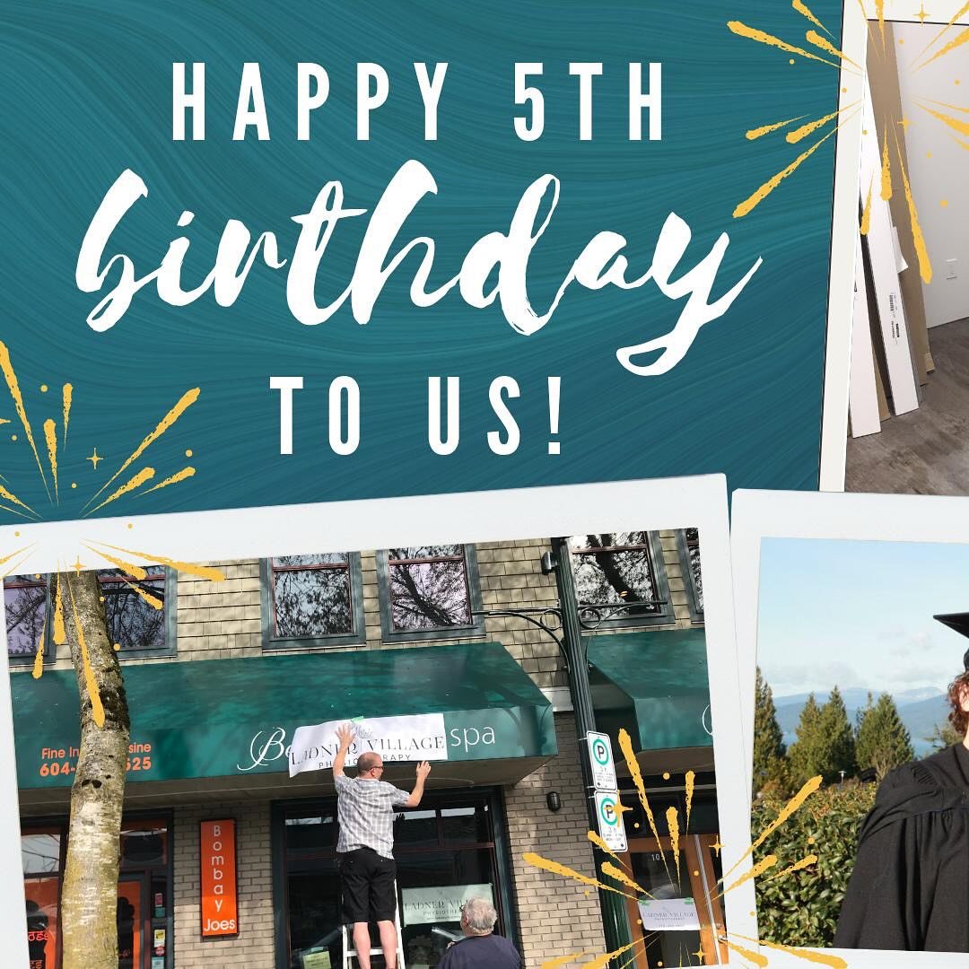 IT&rsquo;S OUR BIRTHDAY!!

What a journey it&rsquo;s been! In the past five years, we have:
🔹managed to survive a global pandemic and shutdown
🔹expanded our little clinic into a not-so-little clinic with a huge gym
🔹added more physiotherapists, ma