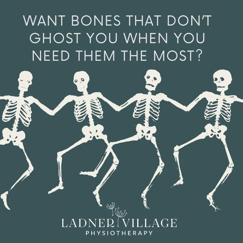 Want to know what scares me? Osteoporosis. 

Strong bones = more than just calcium &amp; sunlight &mdash; your workouts matter!
Try adding:
&bull; Squats / deadlifts / lunges (resistance training)
&bull; Jumping, stair climbing, dancing (impact weigh