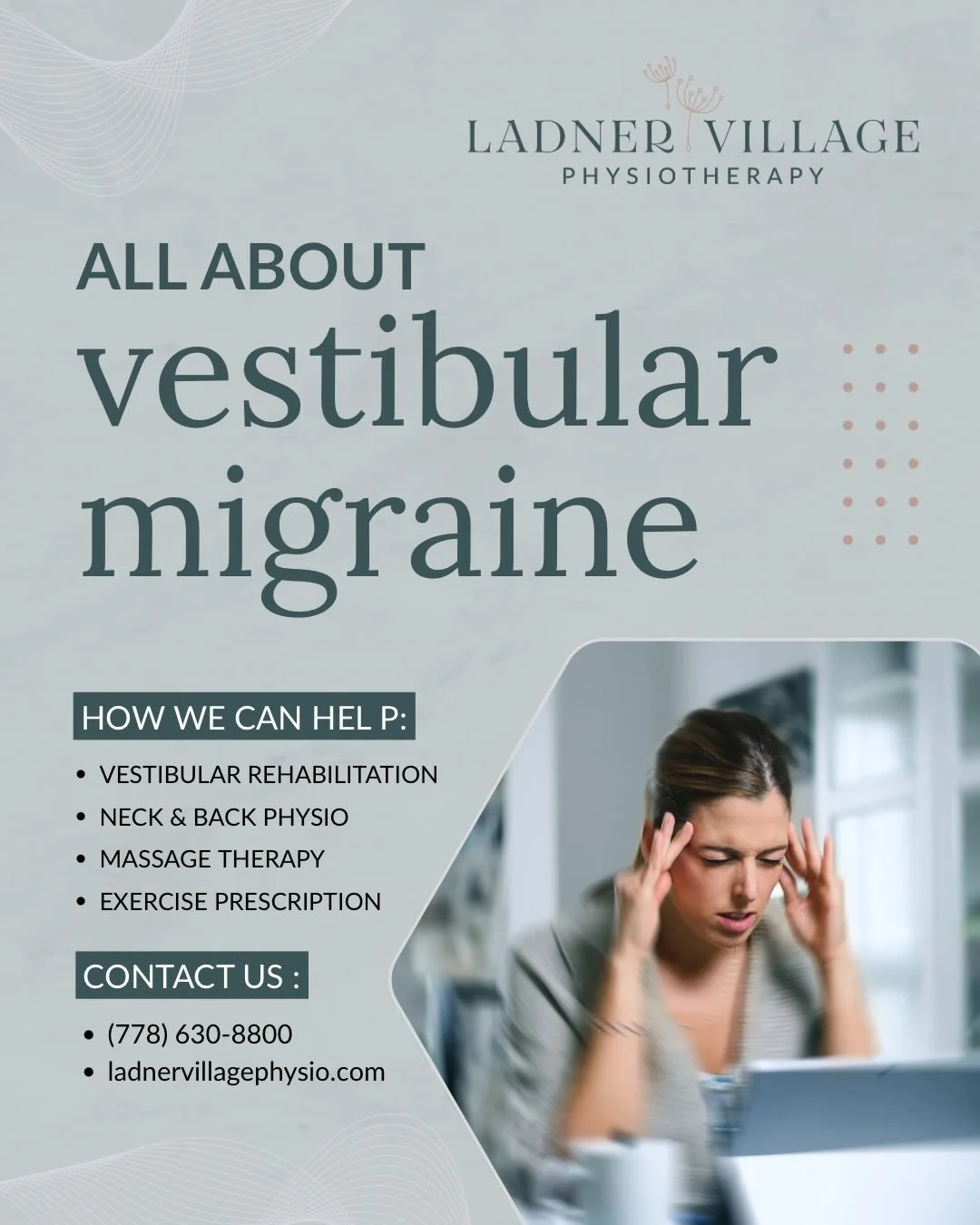 You&rsquo;ve probably never heard of vestibular migraine, even if you are someone who deals with frequent dizziness, light and sound sensitivity, and the occasional headache.

Vestibular migraine is one of the most common causes of recurrent dizzines