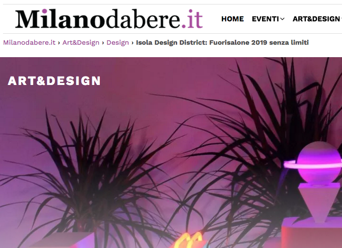 MILANODABERE- Design district senza limiti