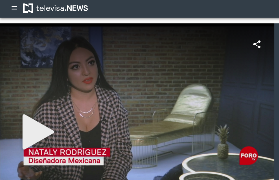 FRACTAL NOTICIEROS TELEVISA- DISEÑADORA HACE MUEBLES CON PIÑA (Transmisión TV)