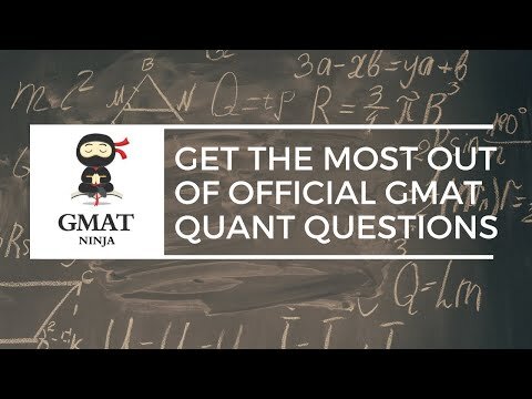 GMAT Ninja Quant Ep 5: Algebra & Efficiency 