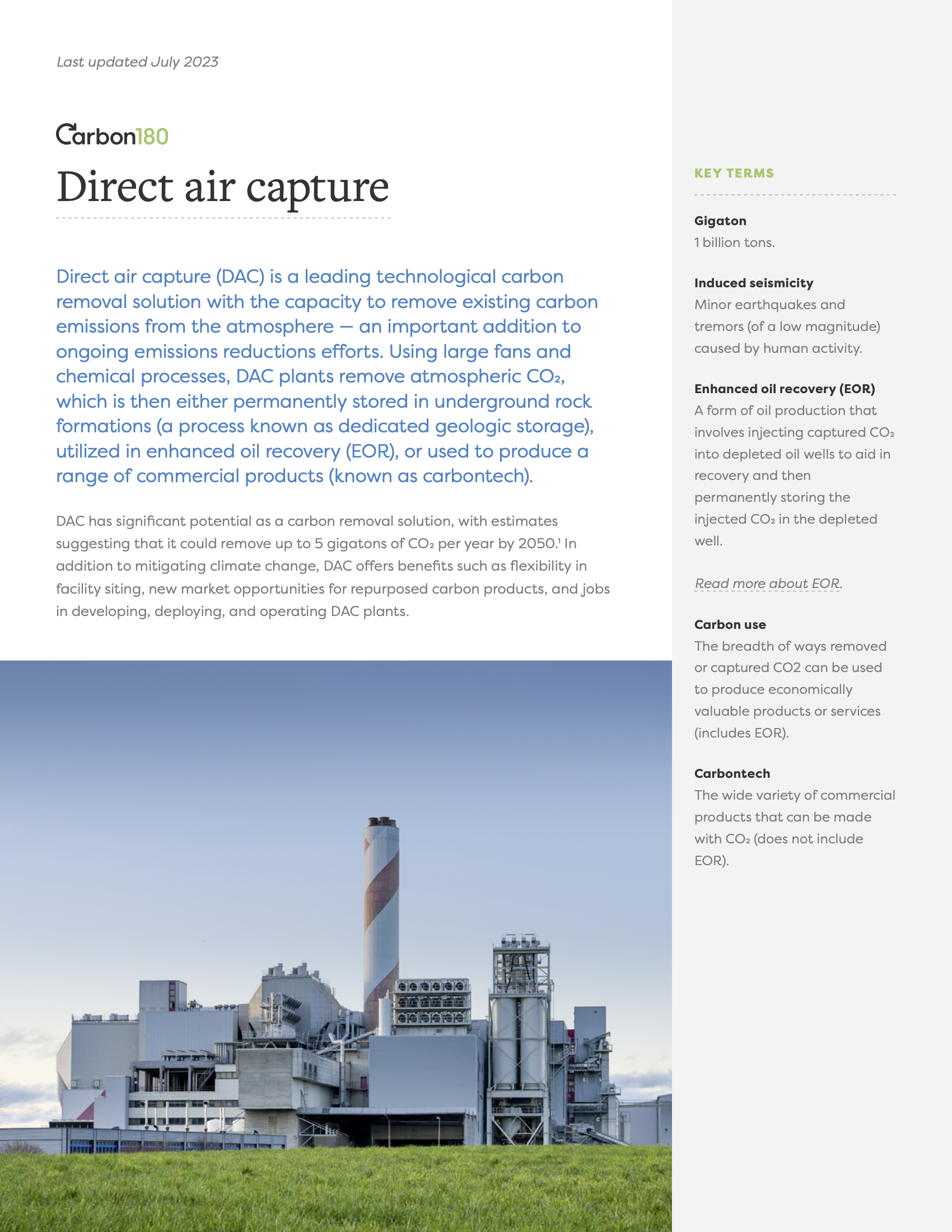 Direct Air Capture