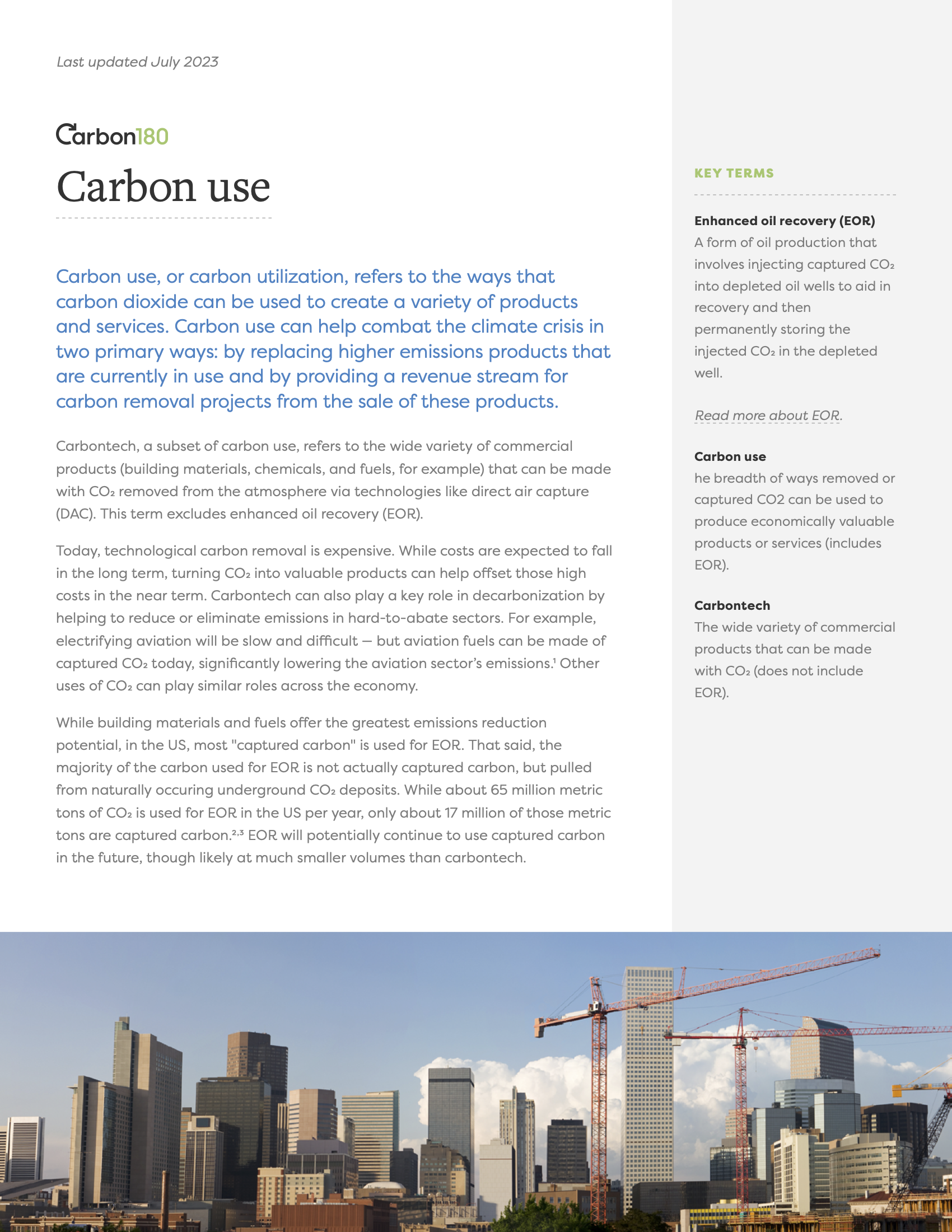 Carbon Use