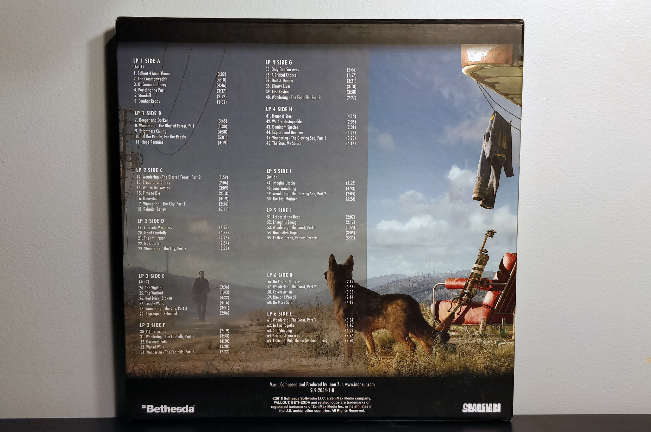 Fallout 76 Vinyl Record Soundtrack 6 LP Color Box Set VGM OST Bethesda Inon  Zur