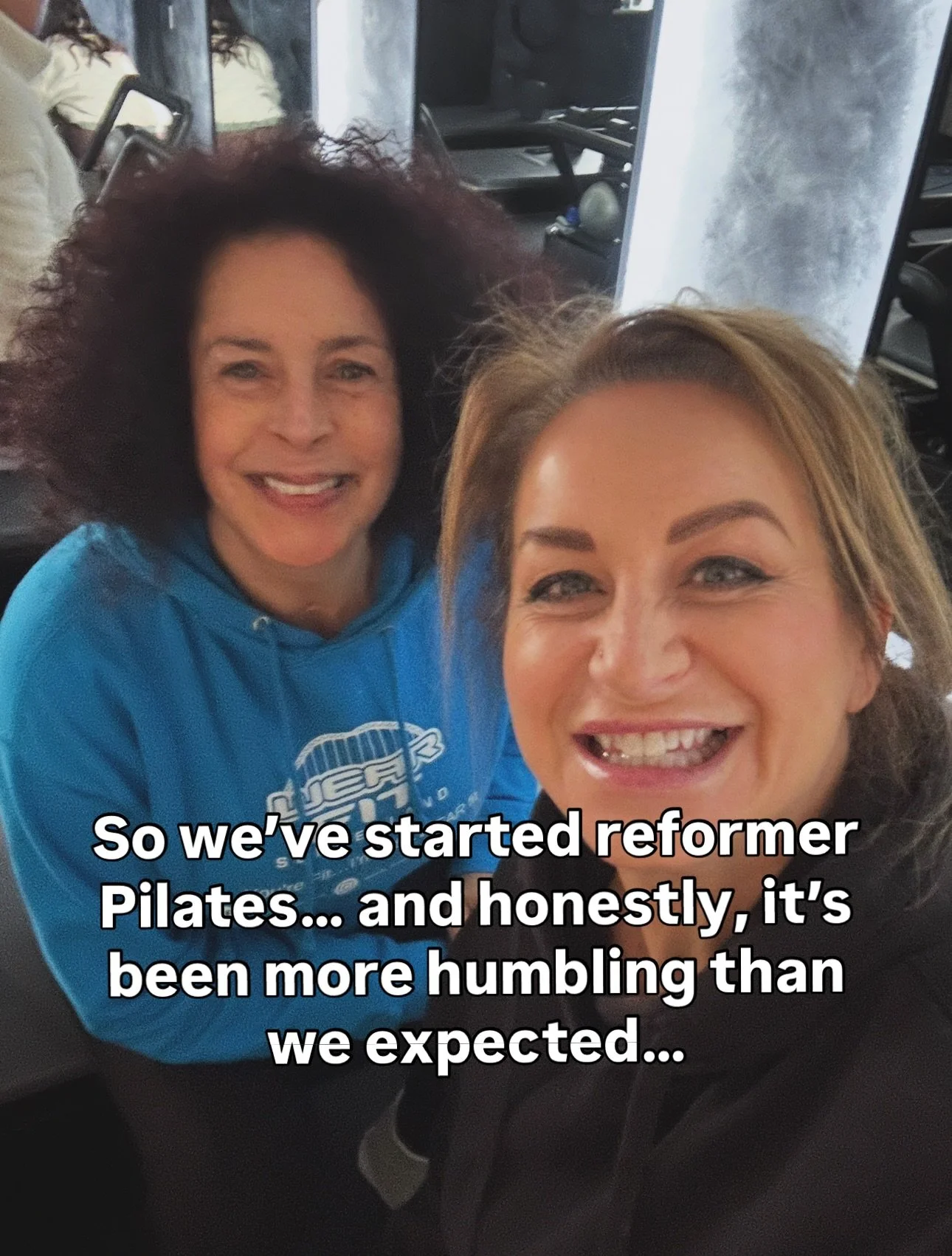 Pilates has been a really good reminder of something we see (and go through) often&hellip;

It&rsquo;s not the exercise itself that is hardest. 

It&rsquo;s dealing with the inner voice of doom!

That voice kicks in telling you that you should be bet