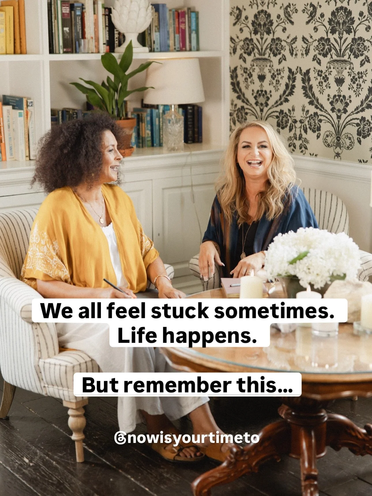 Feeling stuck isn&rsquo;t a flaw or a failure. It&rsquo;s just information.

What matters is what you do after you notice it.

You are sovereign in your power. 

You get to make different choices and decisions any time you want. 
 
Save this as your 