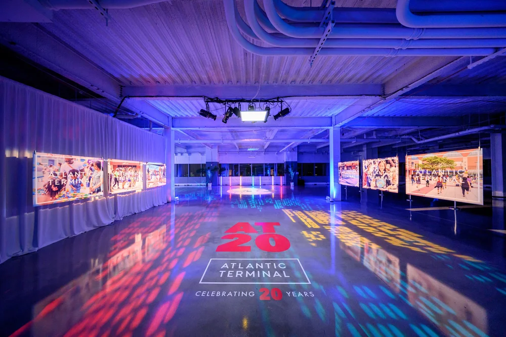 AT20 milestone celebration produced by Hudson and Nine for Atlantic Terminal in Brooklyn