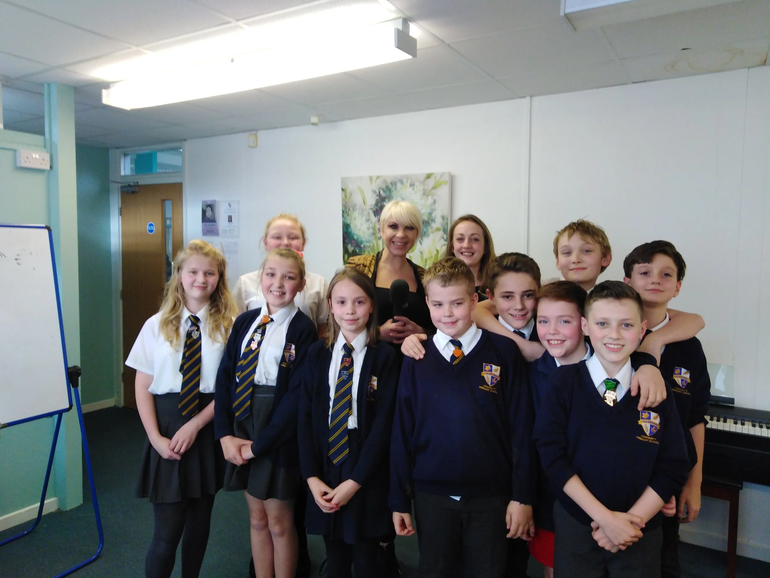 The Grange Primary School tell Radio Oxford about Make Me Smile