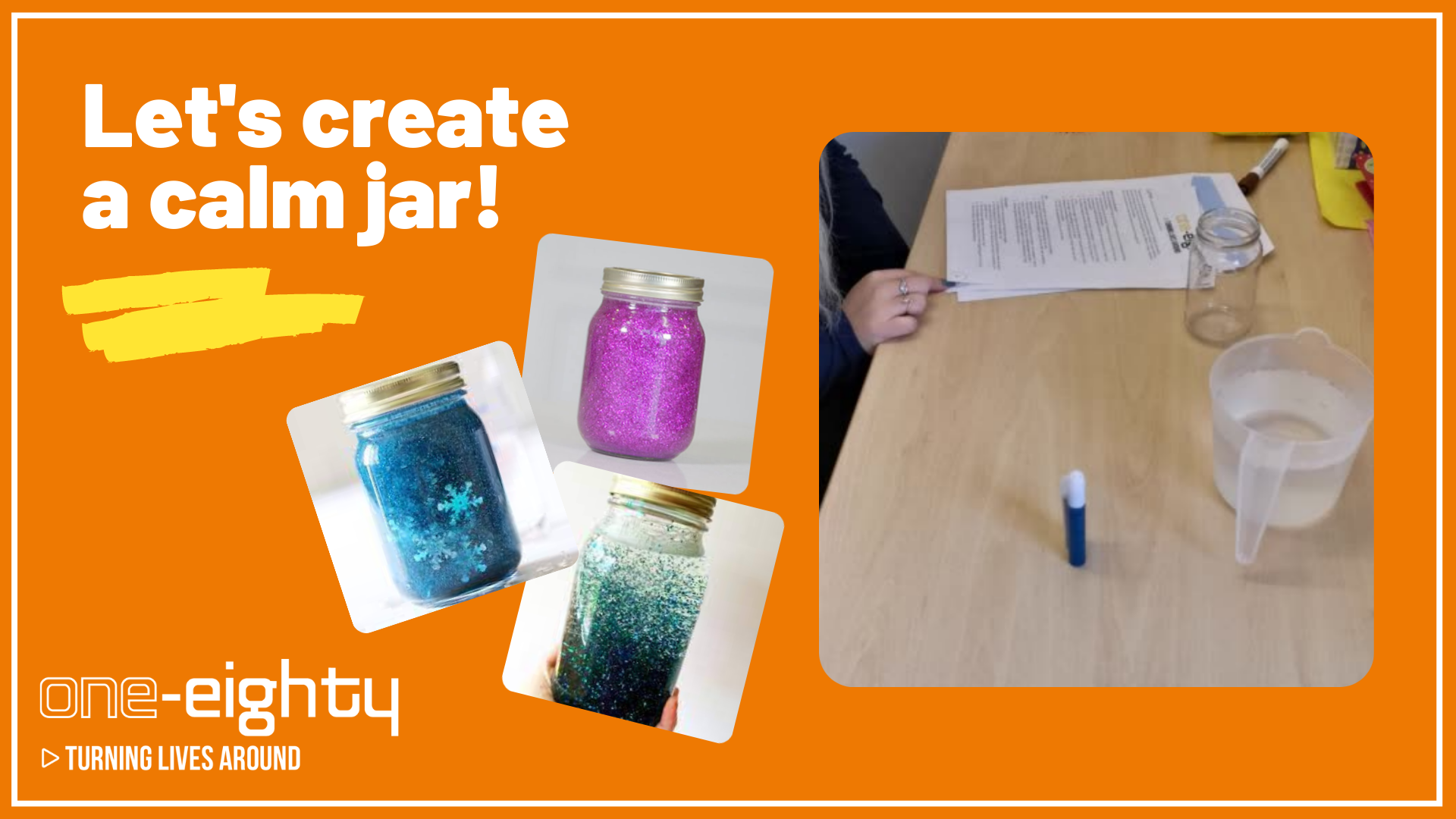 Learning Mindfulness Techniques - Creating a Calm Jar