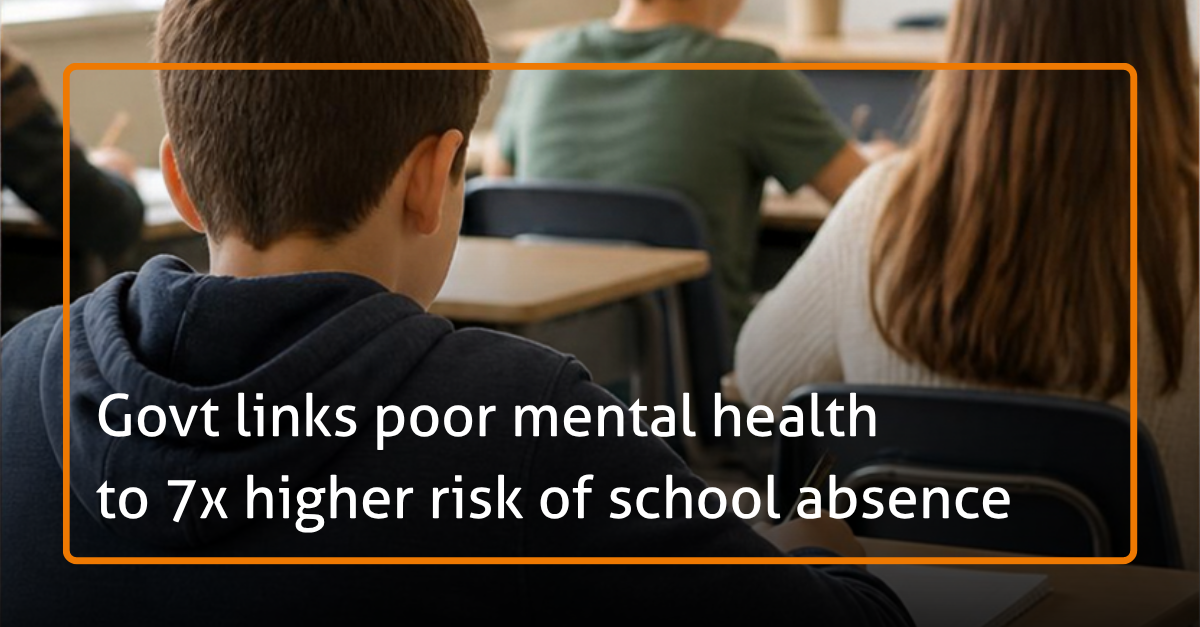 Government links poor mental health with school absence 