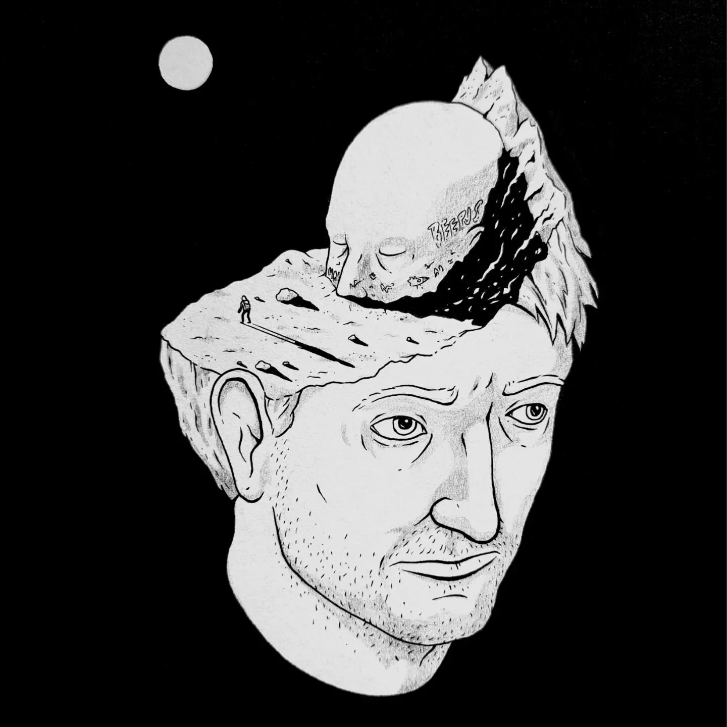 Dreamer 7 (or, 'Let Sleeping Heads Lie').
.
.
.
#fineliner #art #artmelbourne #drawing #illustration #fineliner #finelinerdrawing #comics #blackandwhite #lineart #illustragram #pendrawing #comicart #surrealart #surrealism #blackandwhitedrawing #black