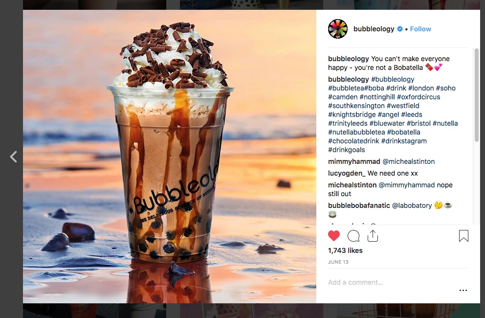 Bubbleology Instagram Screenshot