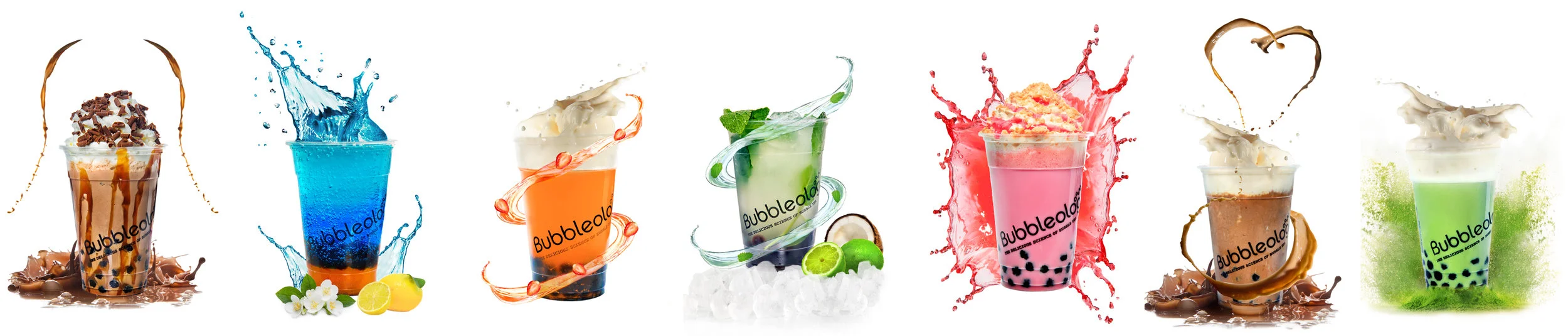 Bubbleology Advery - Splash New Drinks Campaign Spring 2018
