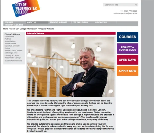 City of Westminster College - Corporate Photography