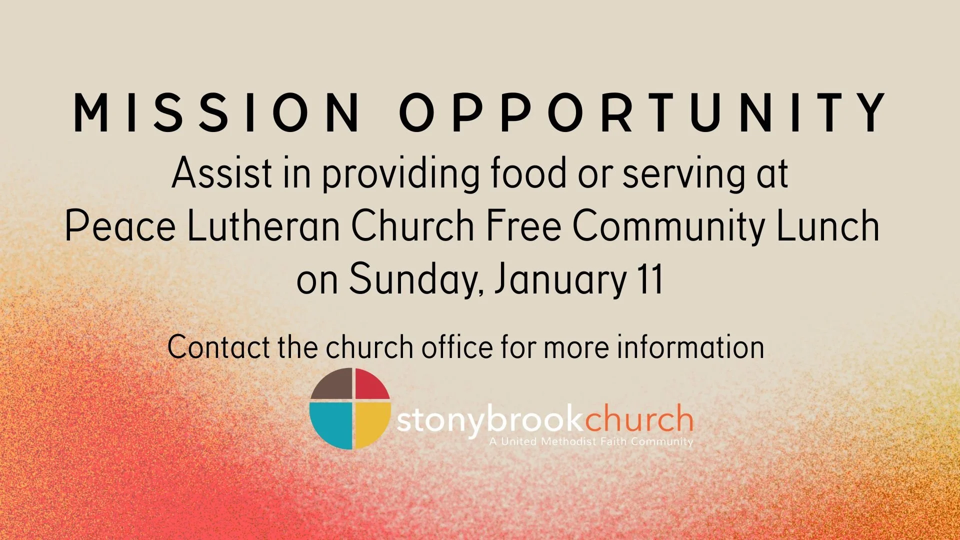 Peace Lutheran Community Lunch