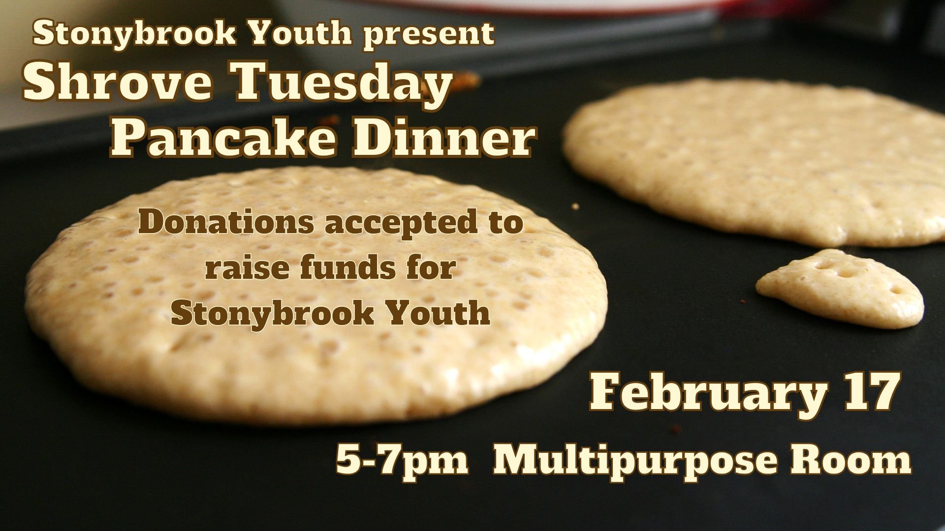 Shrove Tuesday Pancake Dinner