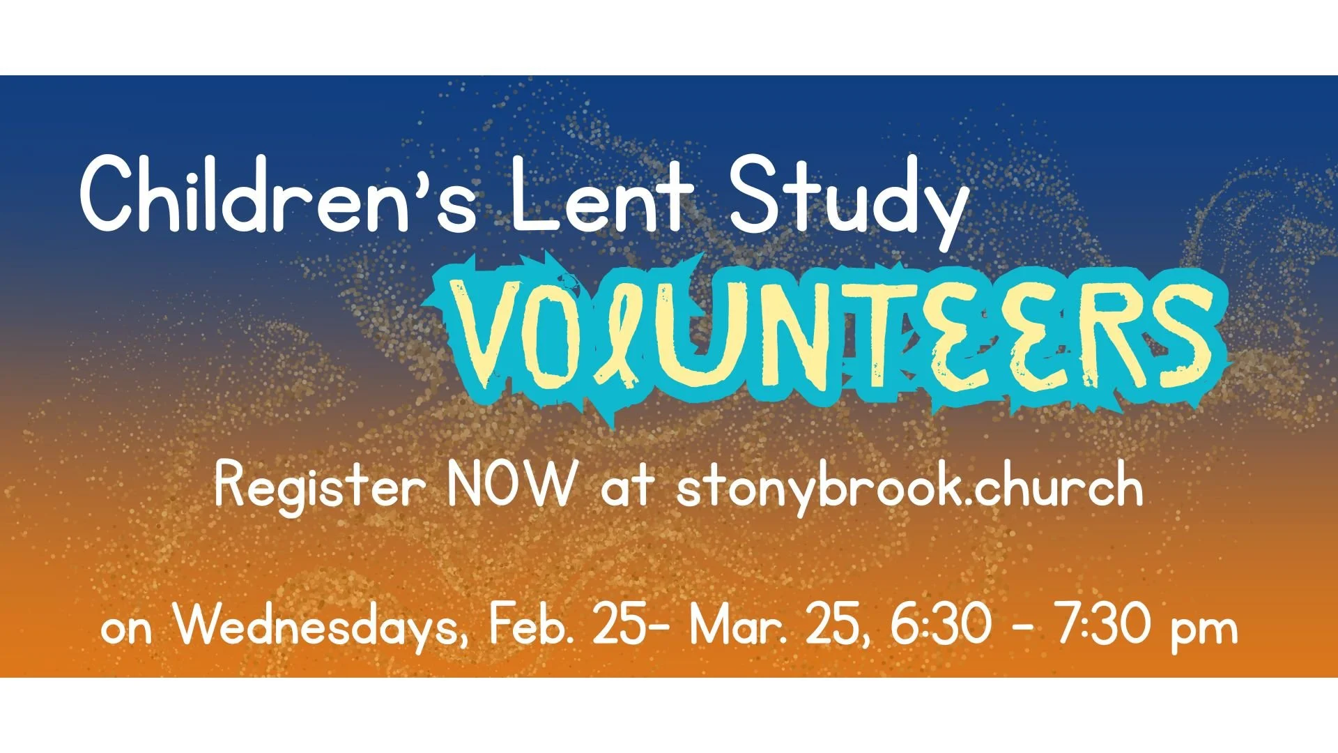 Volunteers Children's Lent Study