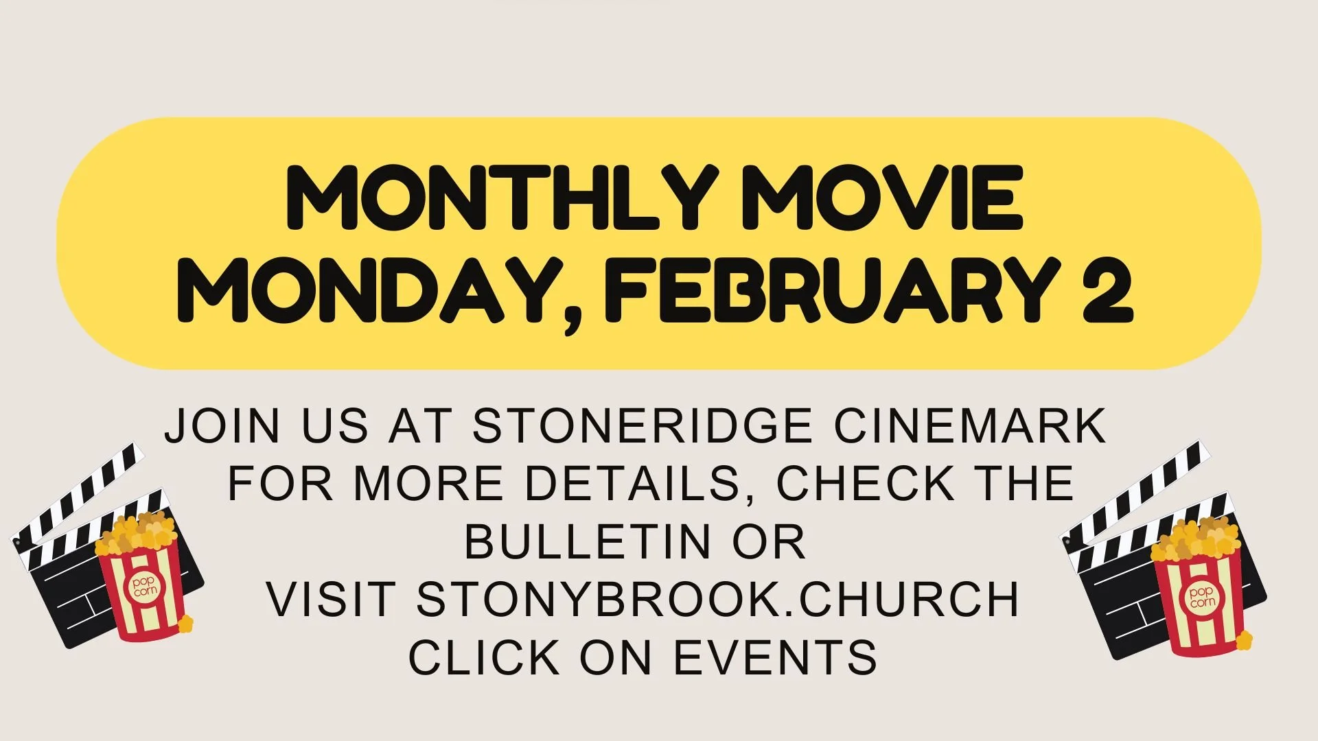 Stonybrook Monthly Movie