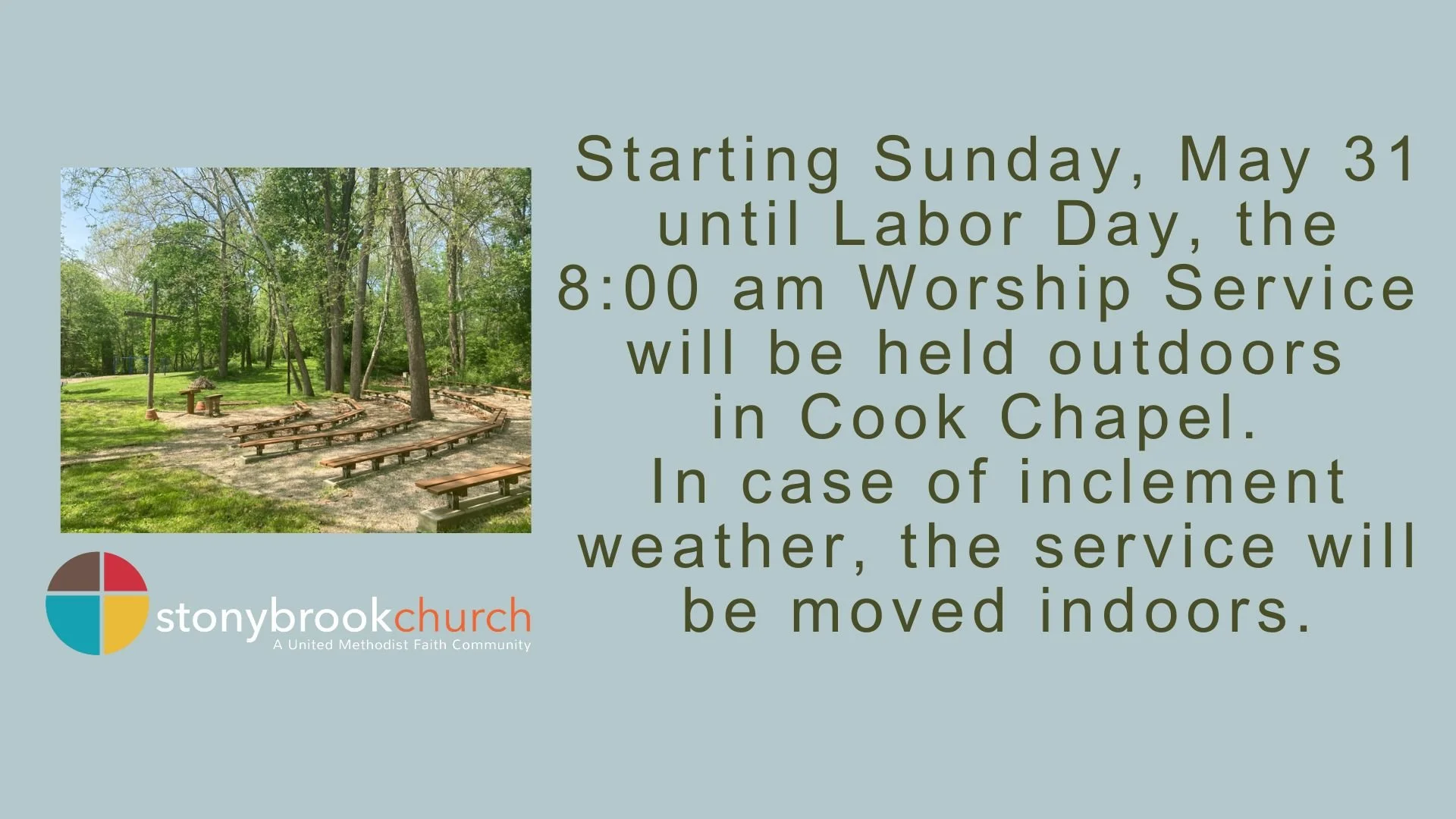 Outdoor Worship Service