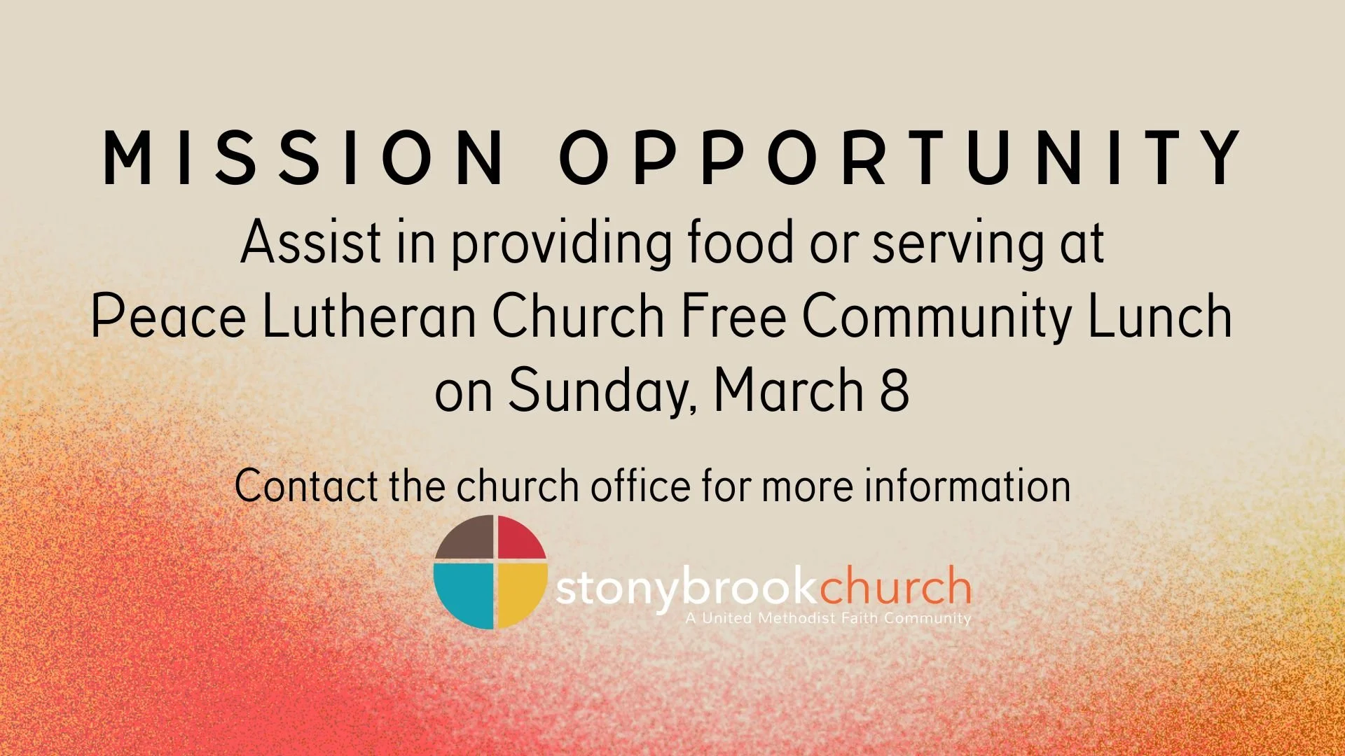 Peace Lutheran Community Lunch