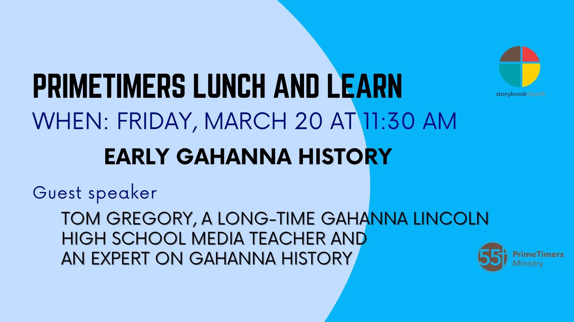 Prime Timers Lunch and Learn