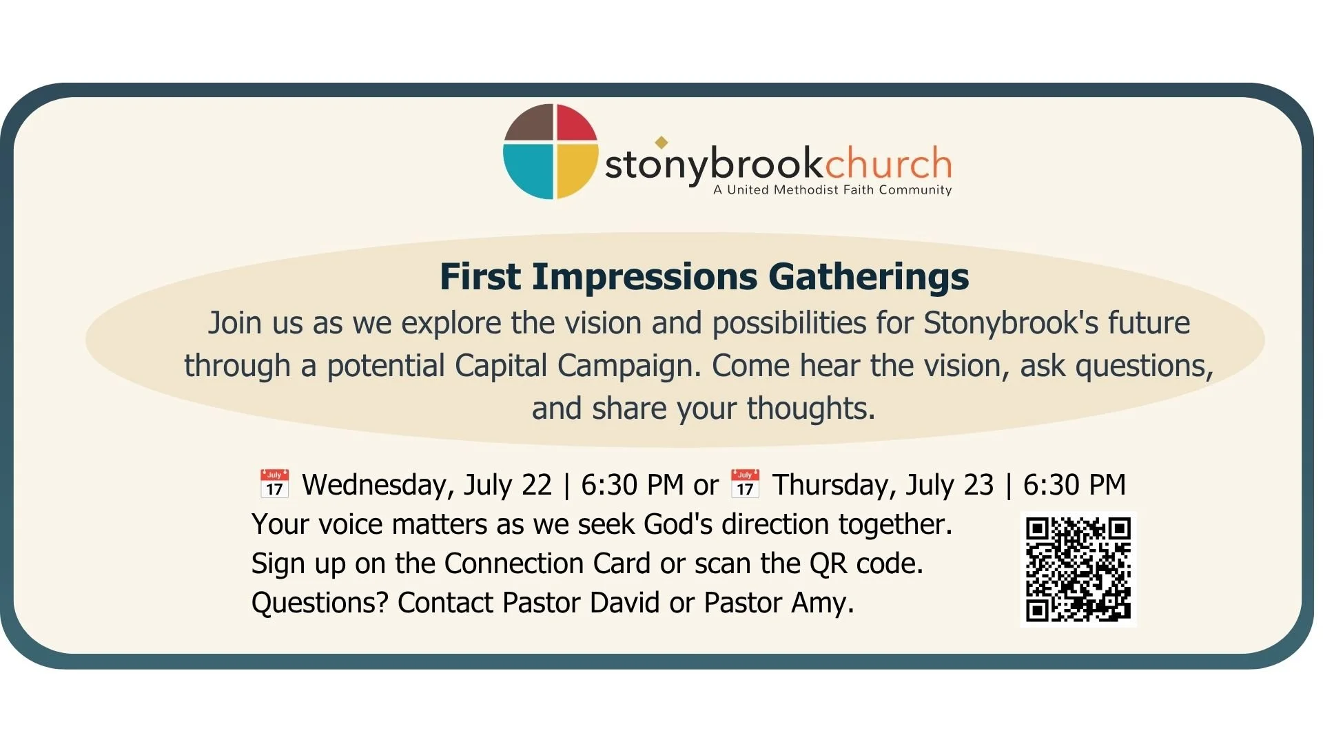 First Impressions Gatherings