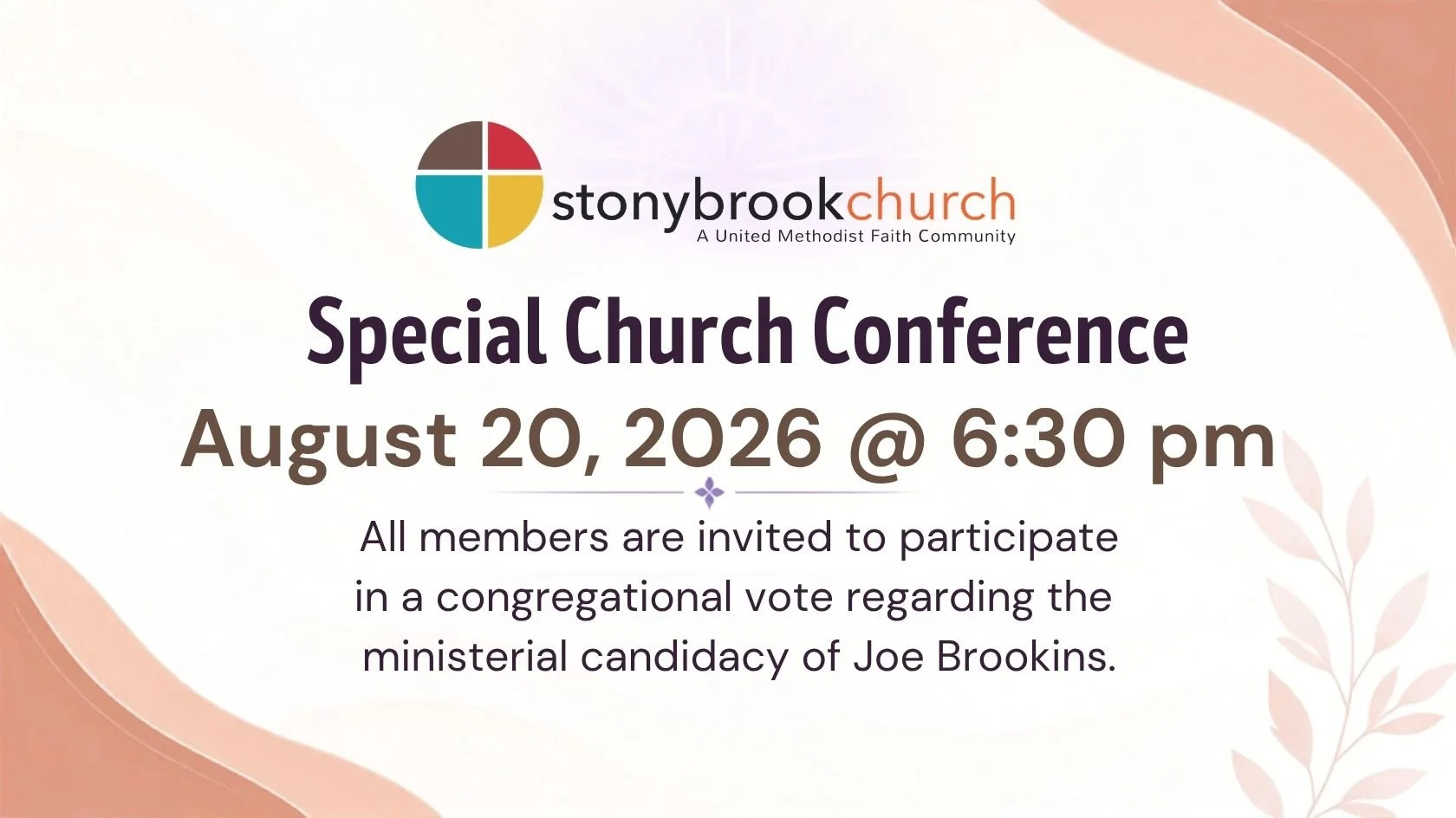 Special Church/Charge Conference