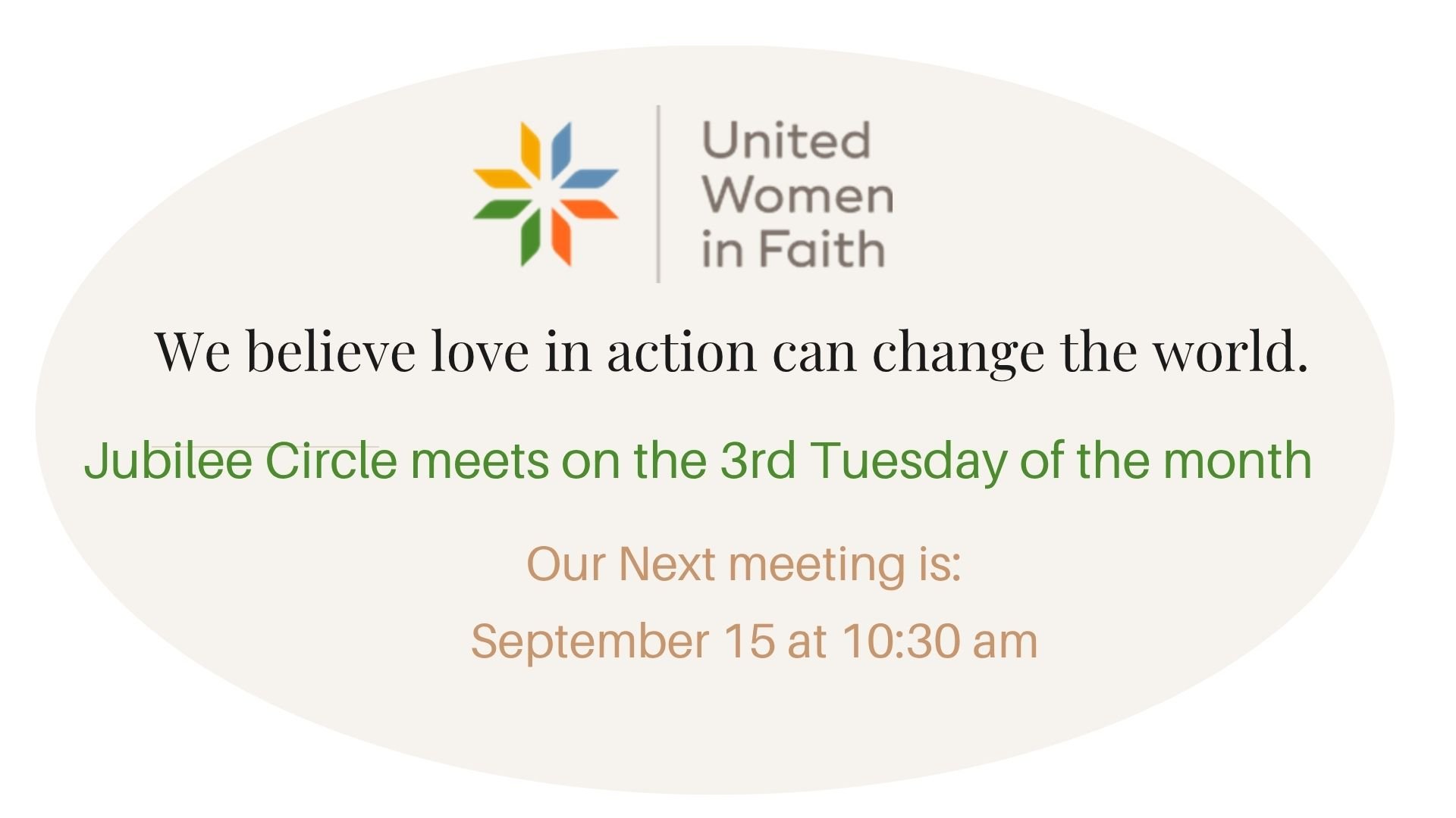 United Women in Faith Jubilee Circle