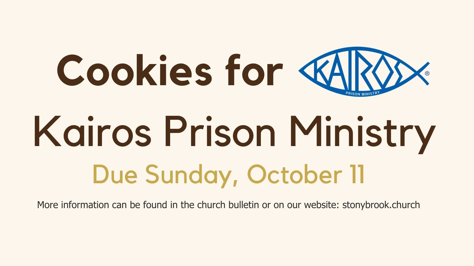Kairos Cookies