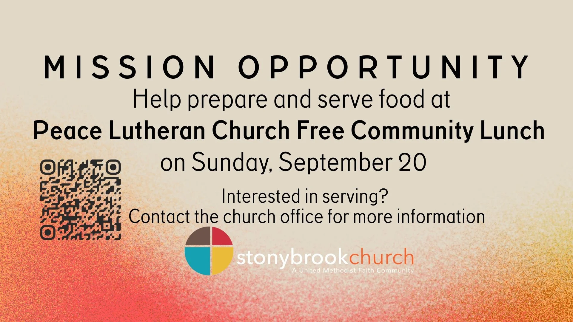 Peace Lutheran Church Free Community Lunch