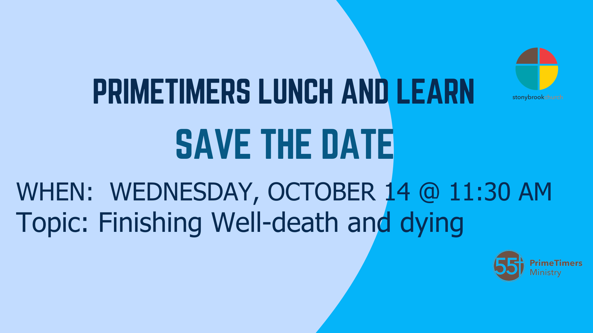 Prime Timers Lunch and Learn